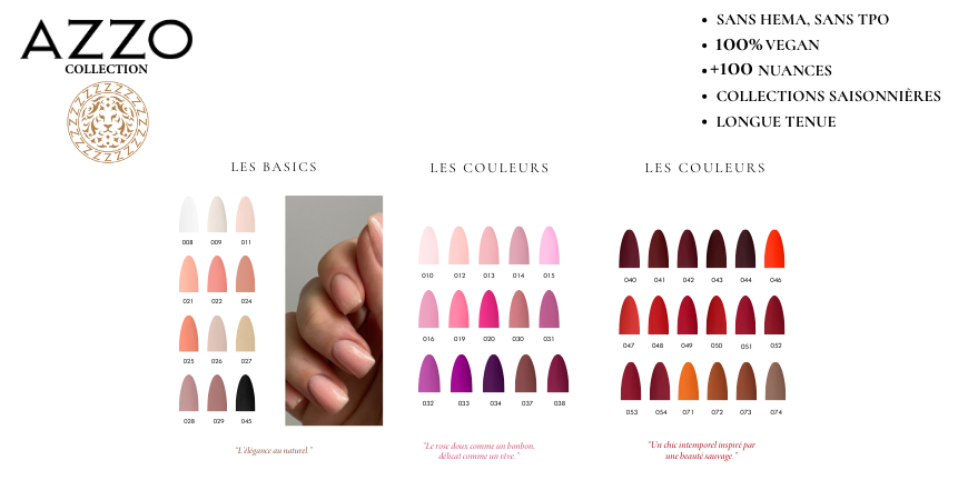 NUANCES VERNIS AZZO COLLECTION 